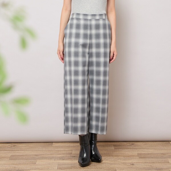 ピサーノ（PISANO）/【手洗いOK】真空プリーツ・ワイドストレート