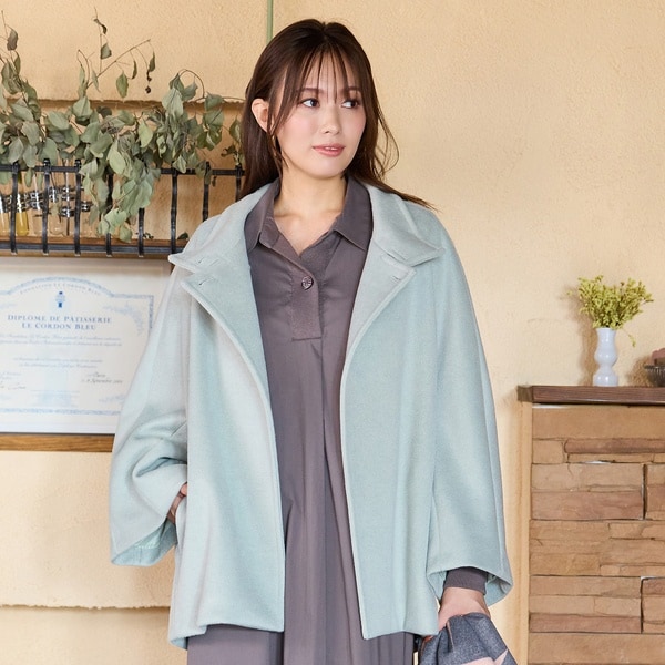 ピサーノ（PISANO）/スタンドカラー・ドルマンスリーブジャコット