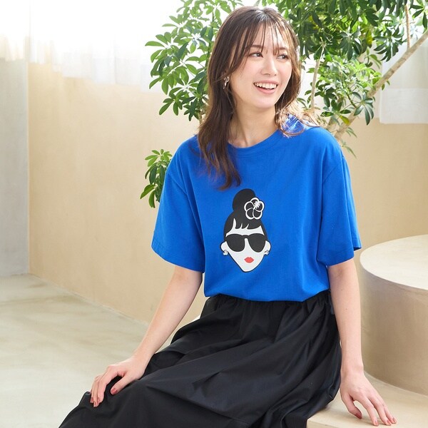 ピサーノ（PISANO）/【手洗いOK・綿100％・HAPPY FACEコラボ】エマちゃんTシャツ 6,336円
