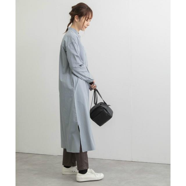 プードゥドゥ（POU DOU DOU）/タックスリーブシャツワンピースの