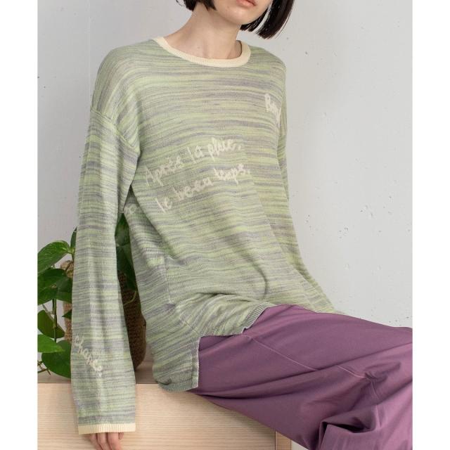 プードゥドゥ（POU DOU DOU）/ダブルジャガードロゴニットの通販は 6,490円