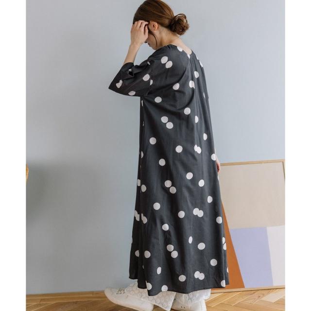 プードゥドゥ（POU DOU DOU）/ランダムドット2wayフレアワンピース