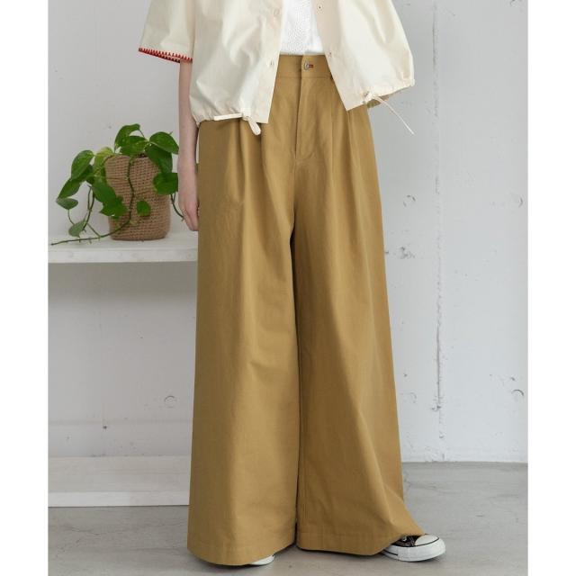 プードゥドゥ（POU DOU DOU）/2タックワイドパンツ