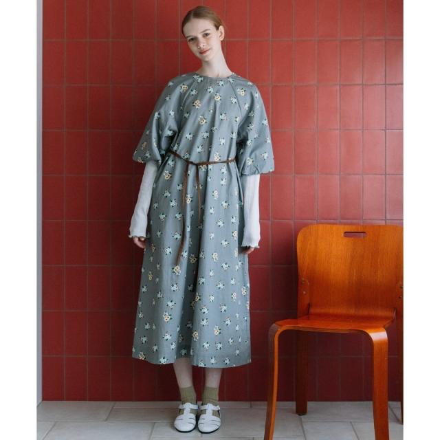 sacai◇レイヤード/ストライプ重ね着風長袖 ネイビー/無地正規3468 