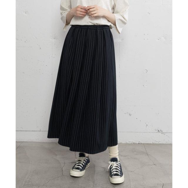 【NEW】プードゥドゥ（POU DOU DOU）/2wayワイドタックスカート 6,951円