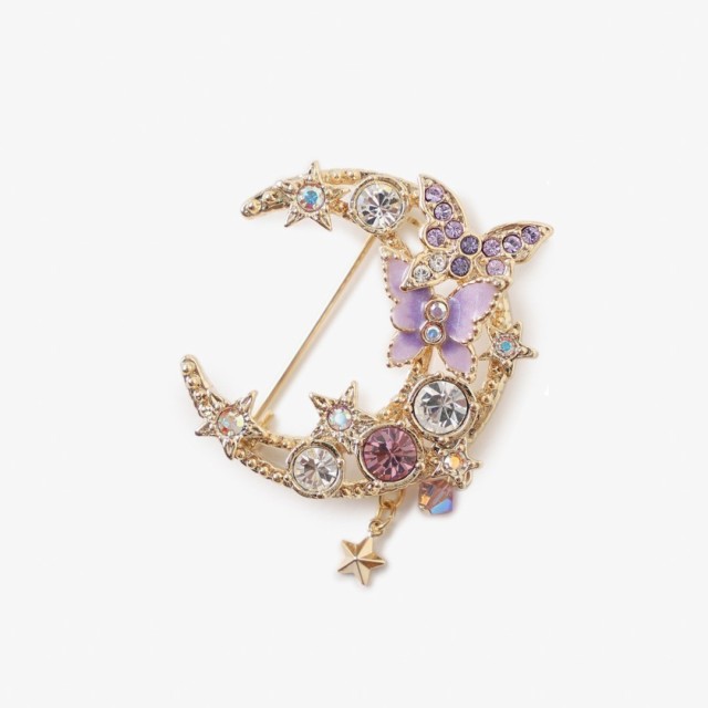 アナ スイ（ANNA SUI） 月モチーフ ブローチ