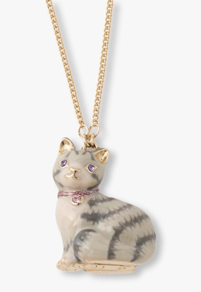 ANNA SUI アナスイシルバー925 猫のモチーフネックレス マーカサイト ANNA SUI アナスイシルバー925 猫のモチーフネックレス マーカサイト
