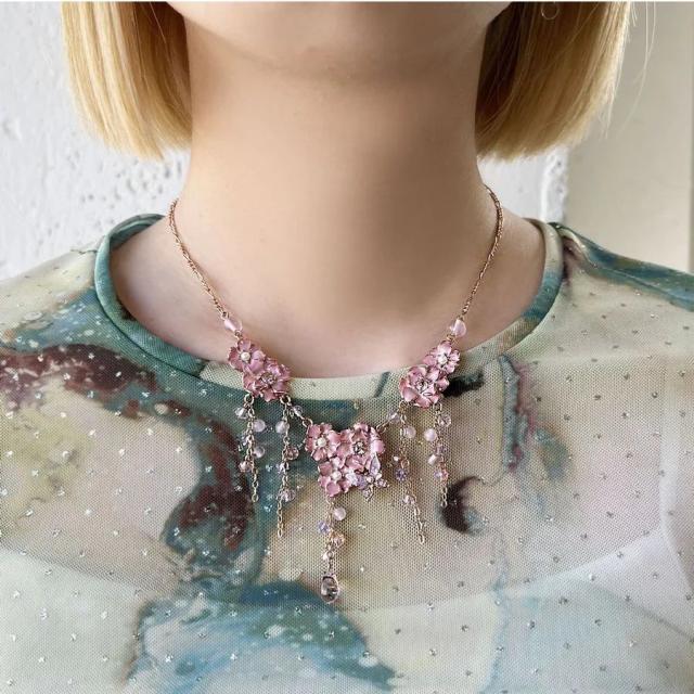 【ANNA SUI 】アナスイ 八重桜モチーフ ネックレス 八重桜モチーフ ネックレス | アナ スイ(ANNA SUI) | マルイ