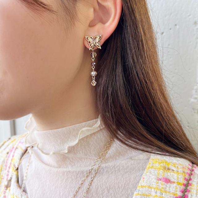 アナ スイ（ANNA SUI）/蝶動機 2WAYピアス