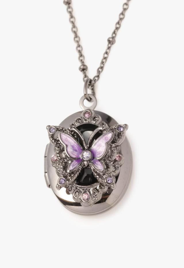 アナ スイ（ANNA SUI）/蝶モチーフ ロケットネックレス