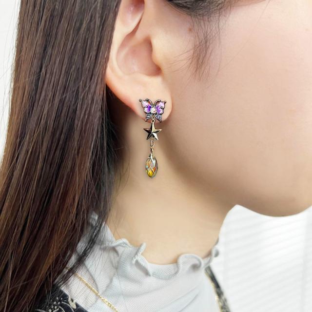 【ANNA SUI】即対応蝶 ユニコーンモチーフ イヤリング アナ スイ（ANNA SUI）/蝶 ユニコーンモチーフ イヤリングの通販