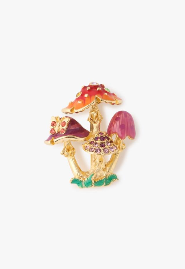 アナ スイ（ANNA SUI）/きのこモチーフ ブローチ