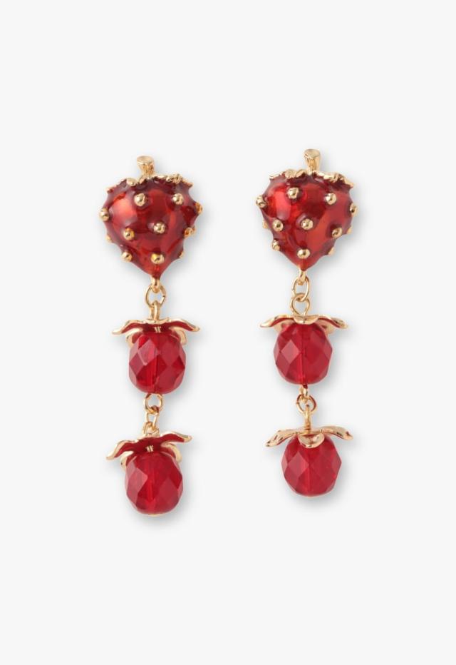 アナ スイ（ANNA SUI）/いちごモチーフ スウィングピアス 14,652円