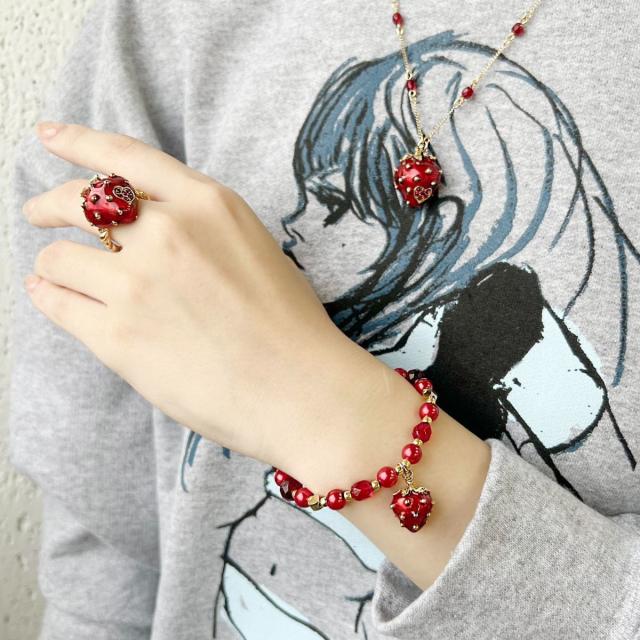 アナ スイ（ANNA SUI）/いちごモチーフ ブレスレット_3