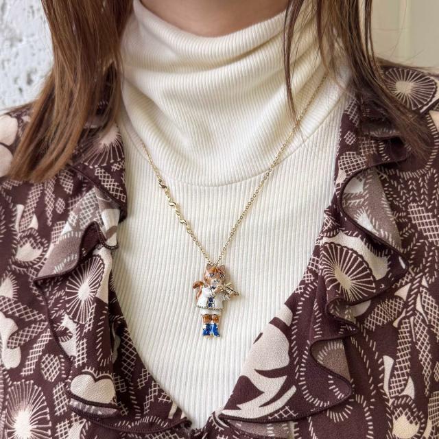ANNA SUI 猫型ネックレス ANNA SUI ネックレス 猫モチーフ レディース : ZOZOTOWN Yahoo