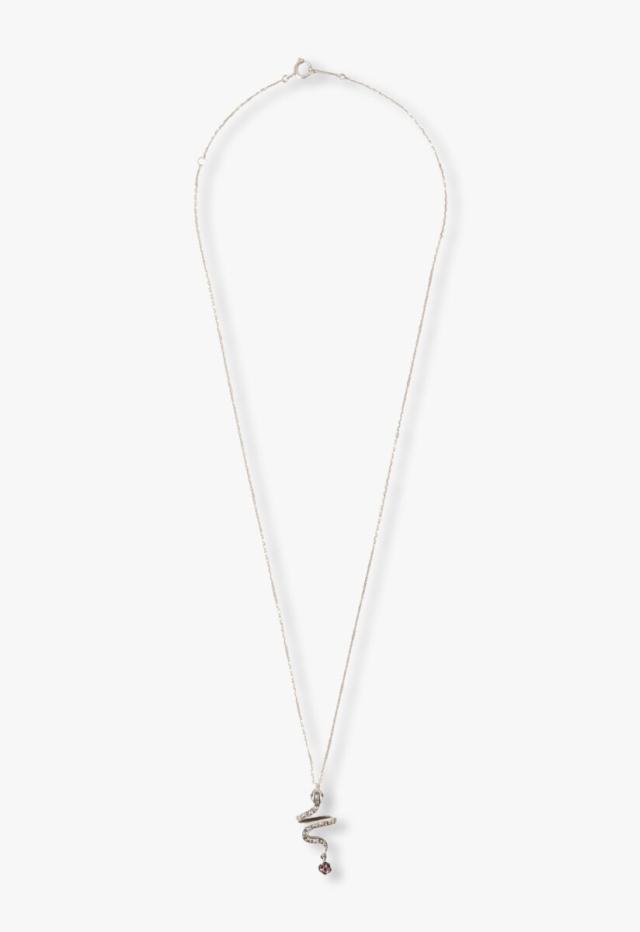 アナ スイ（ANNA SUI）/シルバー スネークモチーフ ネックレス