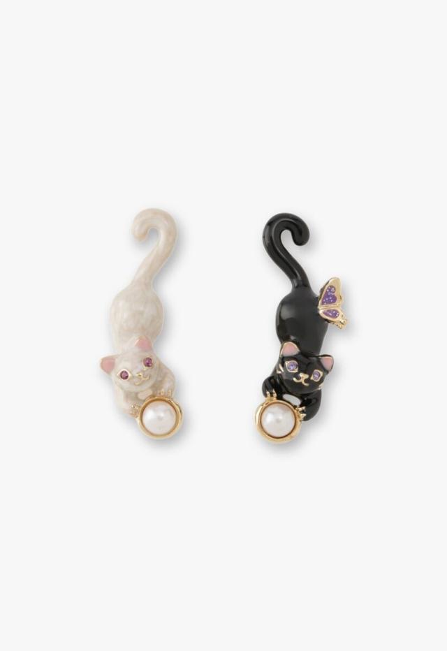 ANNA SUI アナスイ ハロウィン限定 猫オバケピアス ANNA SUI アナスイ