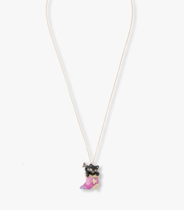 アナ スイ（ANNA SUI）/黒猫モチーフ ネックレス