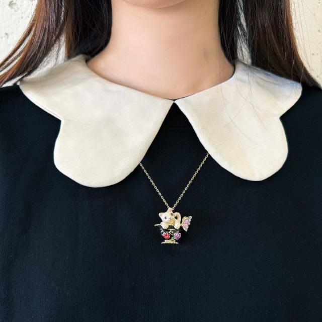アナ スイ（ANNA SUI）/白猫モチーフ ネックレスの通販はau PAY 