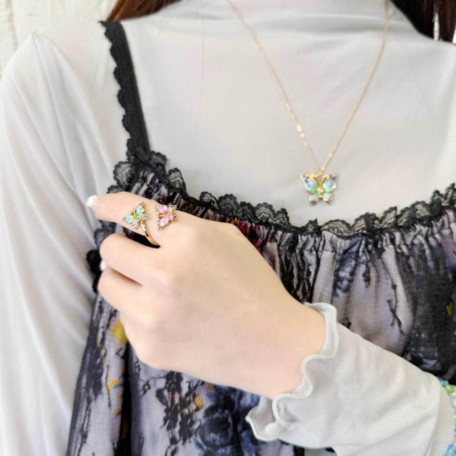 アナ スイ（ANNA SUI）/蝶モチーフ ネックレス_10