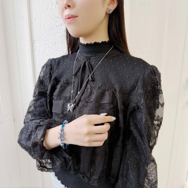 アナ スイ（ANNA SUI）/蝶モチーフ ネックレス_5
