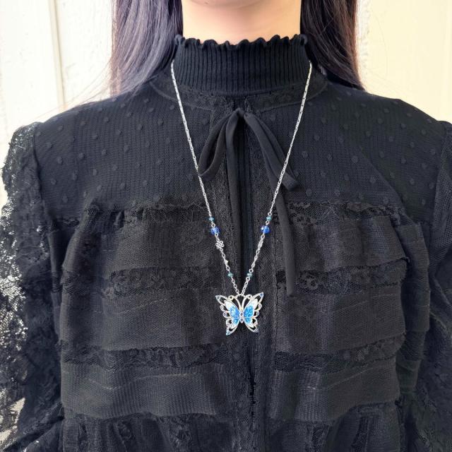 アナ スイ（ANNA SUI）/蝶モチーフ ネックレス_4