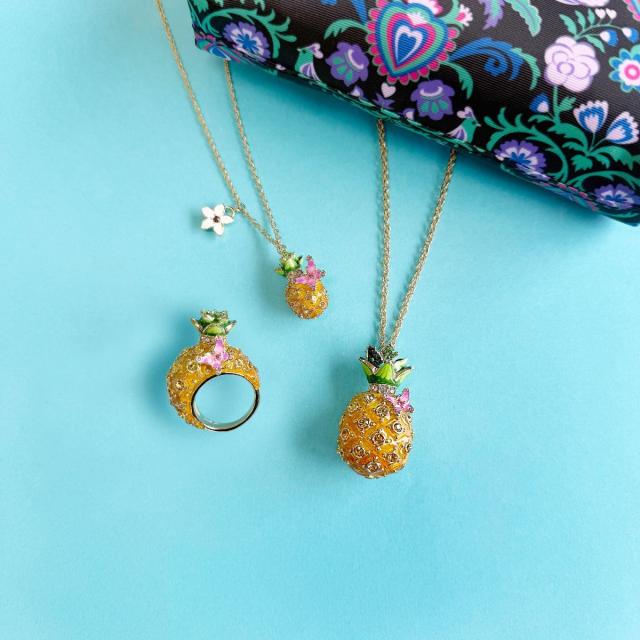 アナ スイ(ANNA SUI)/パイナップルモチーフ ネックレス すぐ アナ スイ(ANNA SUI)/パイナップルモチーフ ネックレス すぐ