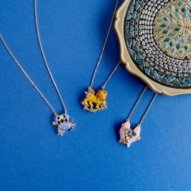 ANNA SUI アナスイ 20周年記念 2way ネックレス チャーム多数 アナ