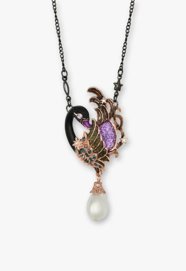 アナ スイ（ANNA SUI）/ブラックスワンモチーフ ネックレス