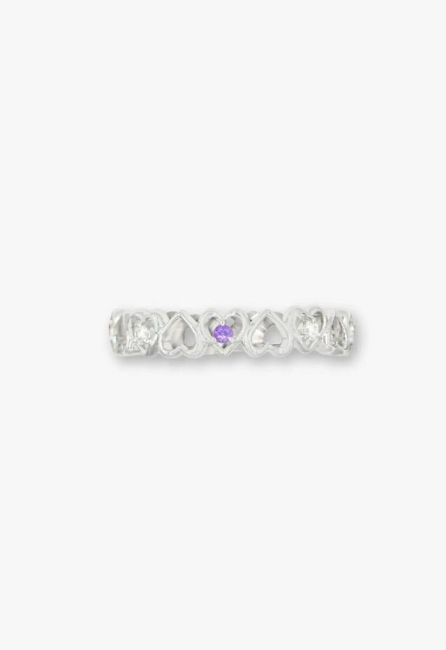 アナ スイ（ANNA SUI）/ハートモチーフ シルバーエタニティリング