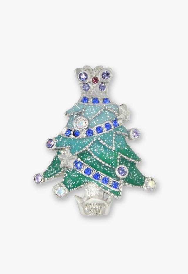 アナ スイ（ANNA SUI）/クリスマスツリーモチーフ ブローチ
