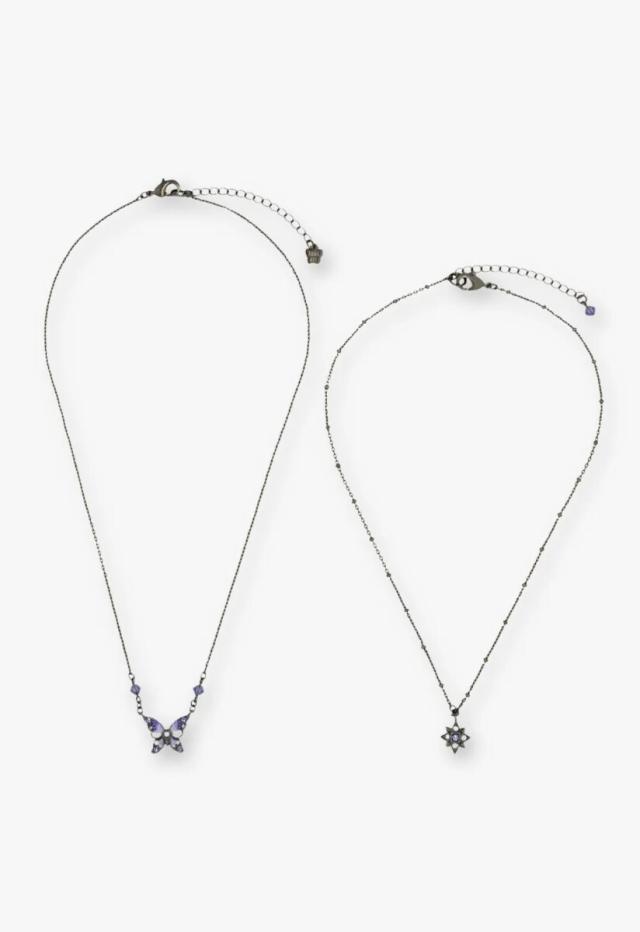 アナ スイ（ANNA SUI）/蝶・星モチーフ 2点セットネックレスの通販はau