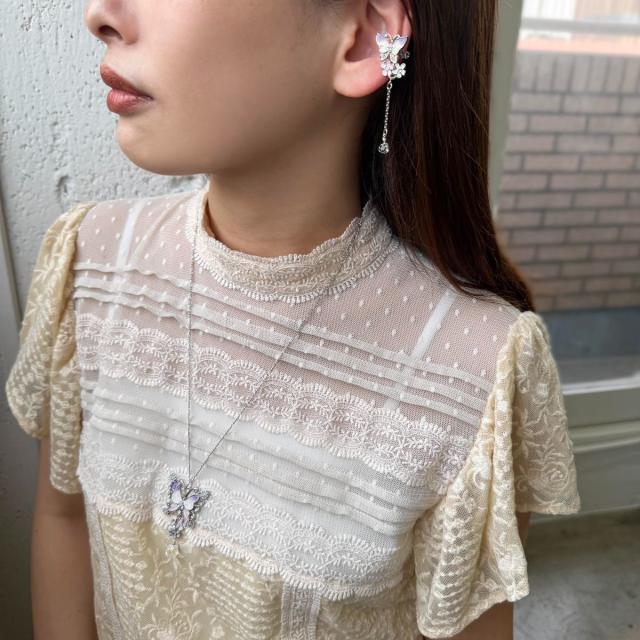 アナ スイ（ANNA SUI）/蝶 小花モチーフ ネックレス_5