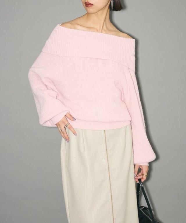 アンリエットミュゼ（AnriettMusee）/オフショルダーニットの通販は 5,013円