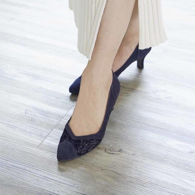 リズ・ラフィーネ（Riz raffinee）/レースポインテッドトゥパンプスの通販は 11,704円