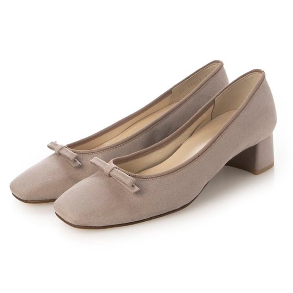 リズ・ラフィーネ（Riz raffinee）/【レイン対応】スクエアトゥリボンバレエパンプス リズ・ラフィーネ（Riz raffinee）/【レイン対応】スクエアトゥリボン