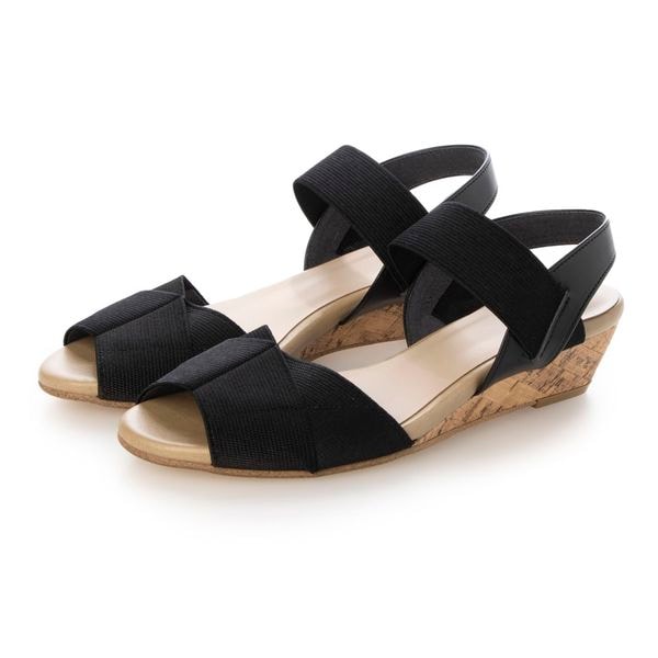 リズ・ラフィーネ（Riz raffinee）/モチーフウェッジソールサンダル