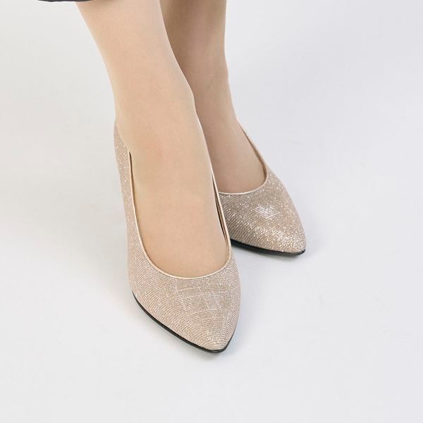 リズ・ラフィーネ（Riz raffinee）/グリッターパンプス