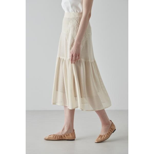 アドーア（ADORE）/エンブロイダリーメッシュスカートの通販はau PAY
