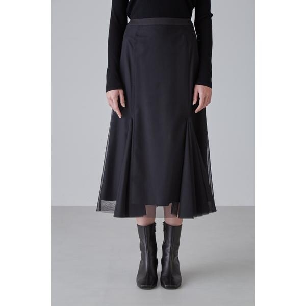 ADORE(アドーア) ロングスカート サイズ38 M レディース - 黒×白