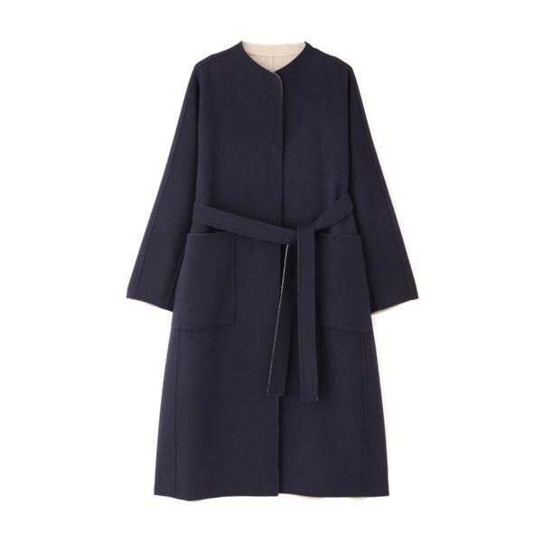 アドーア（ADORE）/カシミヤ混 2TONE リバーロングコートの通販はau