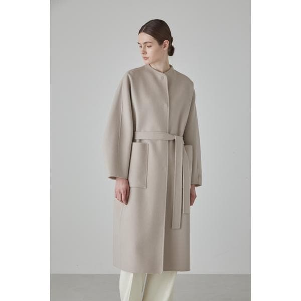 アドーア（ADORE）/カシミヤ混 2TONE リバーロングコートの通販はau