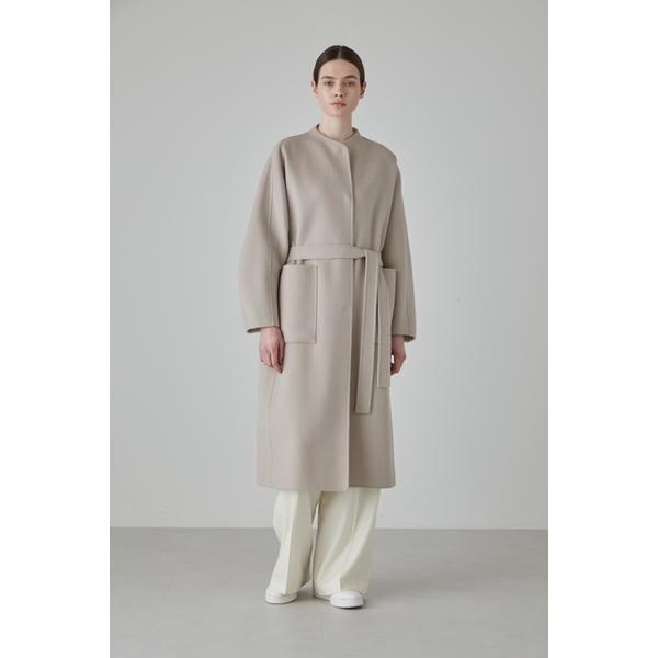 アドーア（ADORE）/カシミヤ混 2TONE リバーロングコートの通販はau