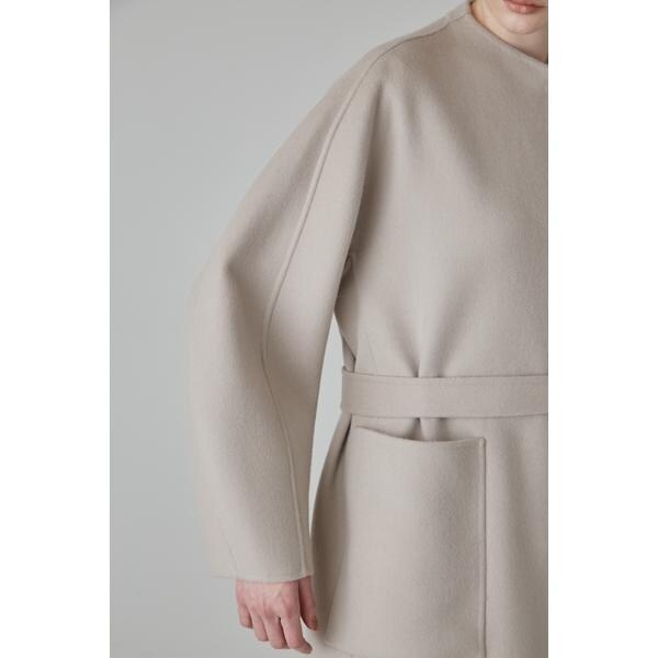 アドーア（ADORE）/カシミヤ混 2TONE リバーロングコートの通販はau
