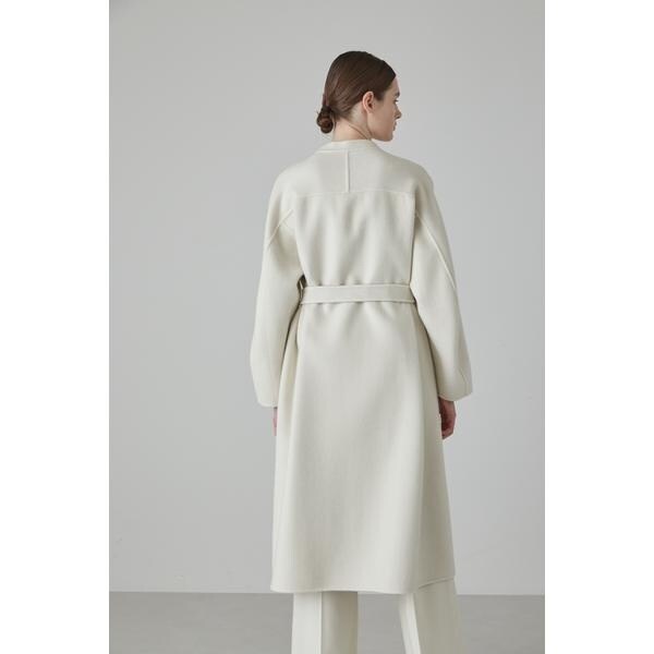 アドーア（ADORE）/カシミヤ混 2TONE リバーロングコートの通販はau