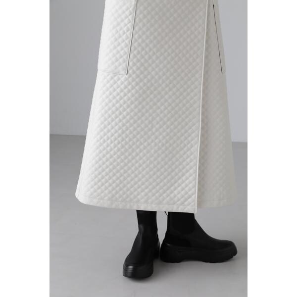 アドーア（ADORE）/キルティングフェイクレザースカートの通販はau PAY