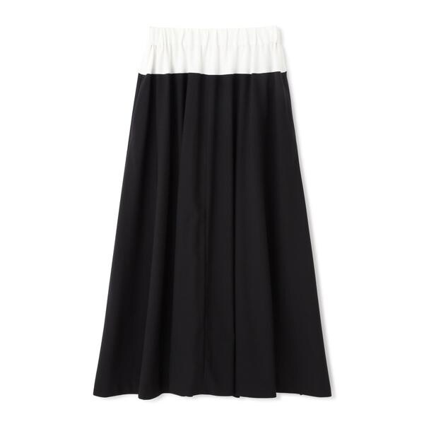 【ADORE】美品ダブルジョーゼットスカート（黒） ドライミドルジョーゼットスカート | ADORE（アドーア