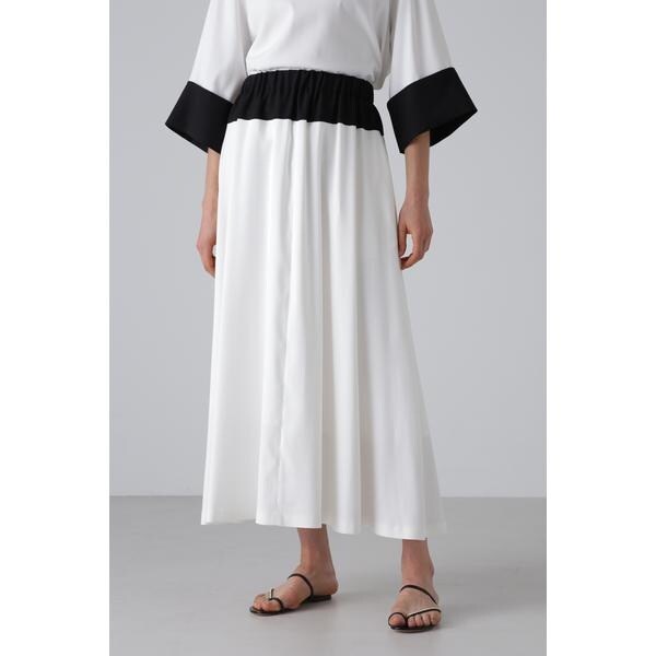 美品✨ADORE アシンメトリー ジョーゼットスカート 38 ミドルジョーゼットスカート（5313120518） | ADORE