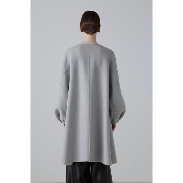 ADORE アドーア 2TONEリバーノーカラーコート リバーシブル anana