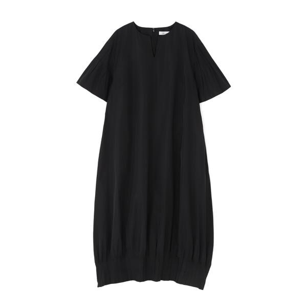 ADORE アドーア スキッパータフタブラウス 38 ブラック Aライン ADORE 